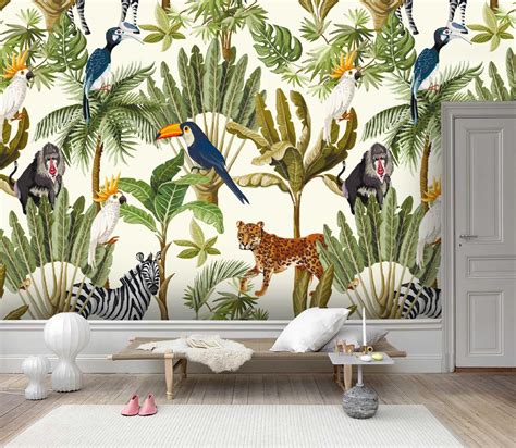 Tier Wallpaper Parrot Wallpaper Wallpaper Wall Animal Wallpaper