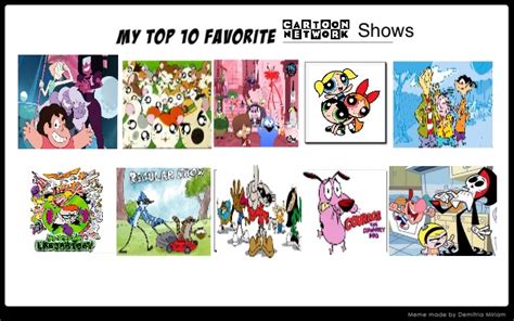 My Top 10 Favorite Cartoon Network Shows By Doraeartdreams Aspy On