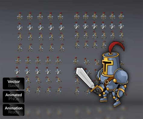 2d Knight Platform Game Sprite Sheet Sprite Platform Game Pixel Art