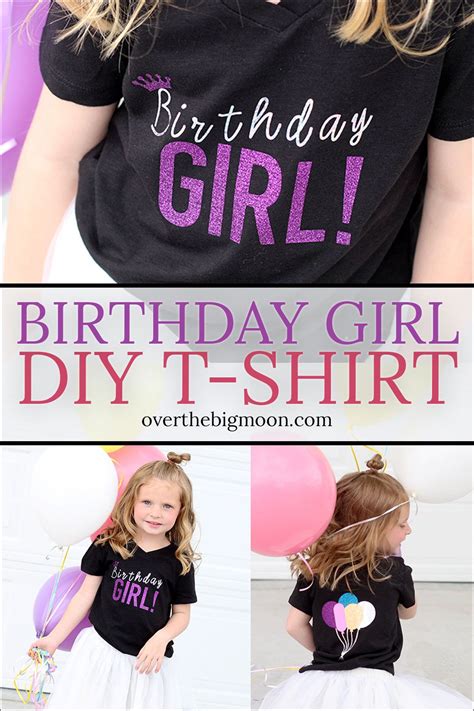 Birthday Girl T Shirt With Cricut Wisteria Birthday Girl T Shirt Diy