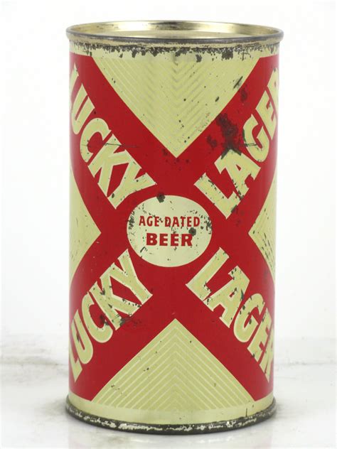 Item 94501 1956 Lucky Lager Beer November 2 1956 Flat Top Can 93 181
