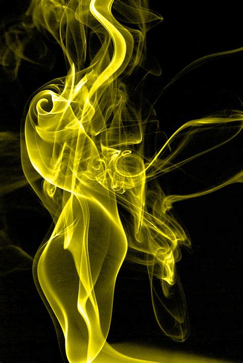 Yellow Smoke Photograph By Steve Purnell