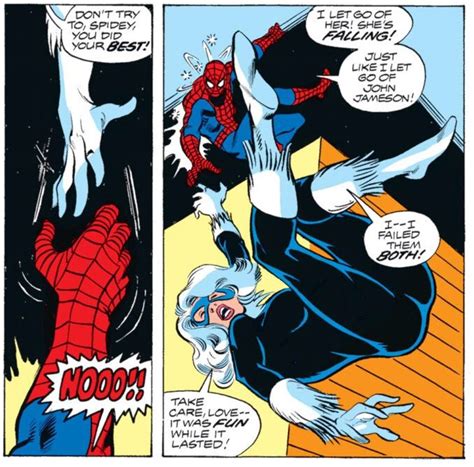 Slipping Out Of Spideys Grasp In Amazing Spider Man 195