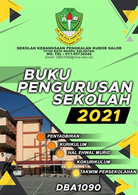 Buku Pengurusan Sekolah Skpks Tahun 2021