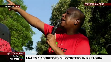 National Shutdown Eff Leader Julius Malema Speech Youtube