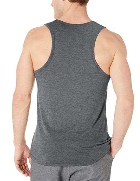 Essentials Men S Performance Cotton Tank Top Shirt Gym Muscle Sz L