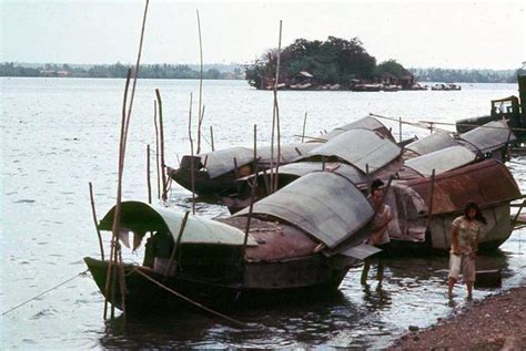 Boat Scene Dong Nai River At Bien Hoa Daniel P Cotts 1966 Flickr