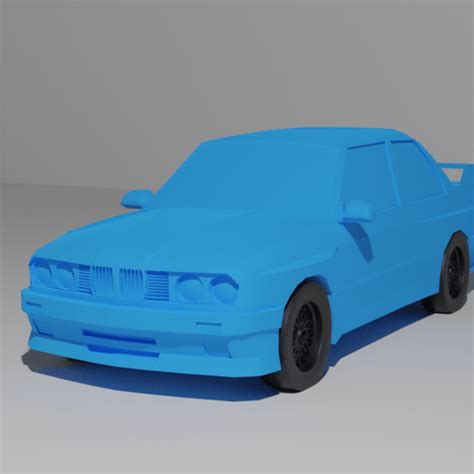 220 3d bmw models available for download. Download free STL file BMW M3 E30 Model • Object to 3D ...