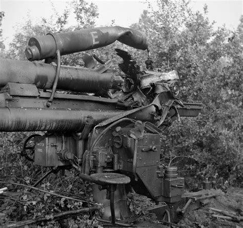 88mm Flak 18 Battery Firing As Field Artillery During The Battle Of
