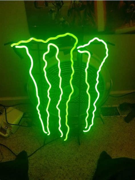 Monster Energy Neon Sign Real Neon Light Z1315 Diy Neon Signs
