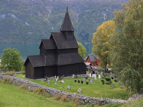 Wooden Buildings One Thousand Years Old Norway