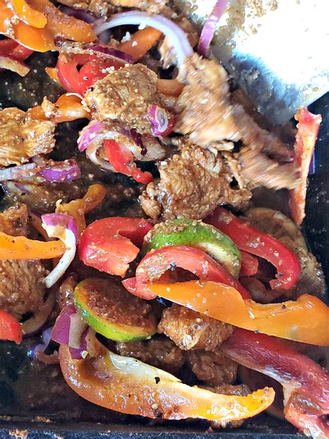 Place wings in a large bowl and sprinkle seasoning mixture, tossing to evenly coat. Blackstone Griddle Chicken Fajitas Recipe Mixed With ...