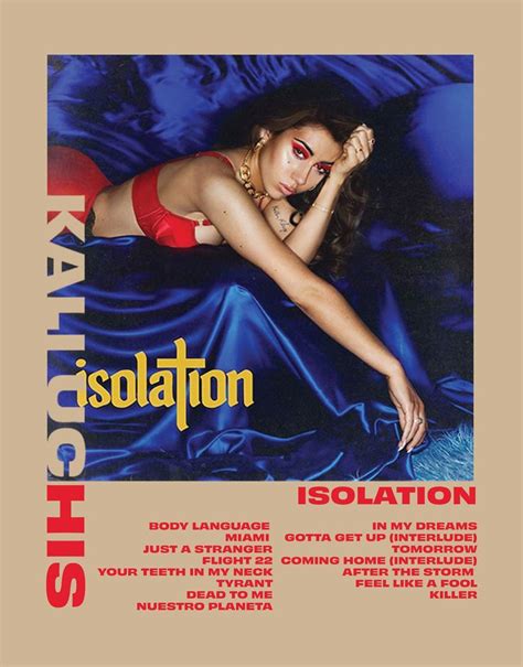 Isolation Kali Uchis 8 X 10 Album Poster