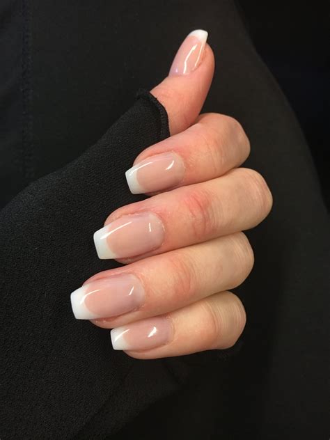 Classic French Manicure French Tip Nail Designs French Tip Acrylic