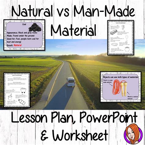Natural And Man Made Materials Made By Teachers