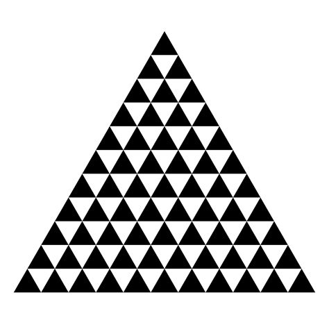 Clipart Triangle Of Triangles