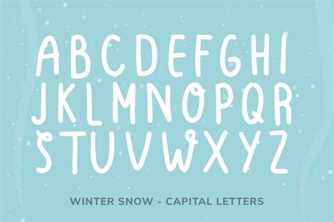 Winter Snow Font Free Download And Similar Fonts Fontget