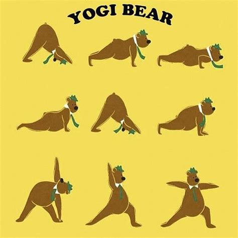 Yogi Bear Enough Said Yogibear Yoga Fitspo Namaste Asteria