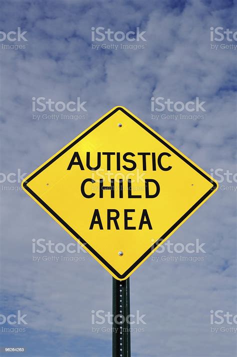 Autistic Child Area Sign Stock Photo Download Image Now Autism