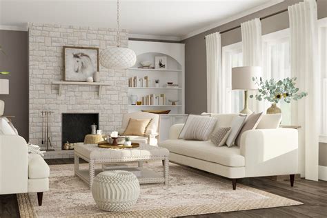 Get it in front of 160 million buyers. All White Living Room Ideas - How To Get The Look | Modsy Blog