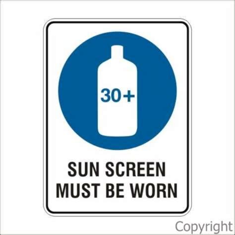Sun Safety Signs Border Lifting And Safety Pty Ltd