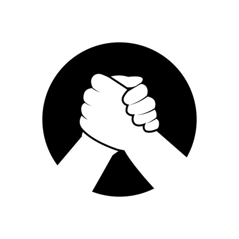 Handshake Or Hands Clenched Logo Design 5522278 Vector Art At Vecteezy