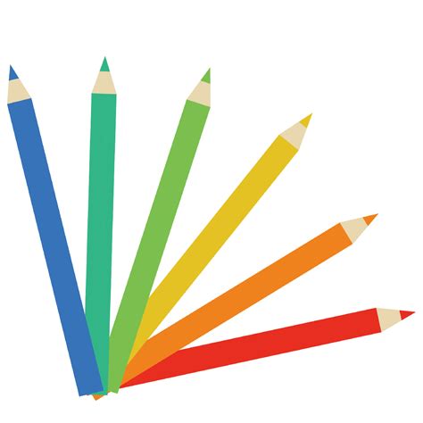 「文房具」色鉛筆（色えんぴつ）のイラスト | 商用フリー(無料)のイラスト素材なら「イラストマンション」