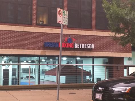 Robert Dyer Bethesda Row Sign Installed At Urban Boxing