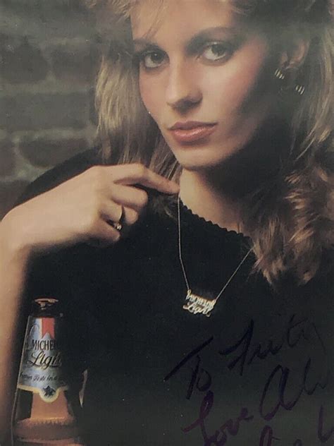 Playboy Michelob Beer Ad Lisa Welch Playmate Signed Autographed Miss