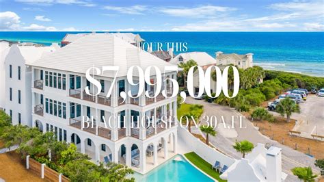 Take A Detailed Tour Of This Beach Mansion On 30a Florida Youtube