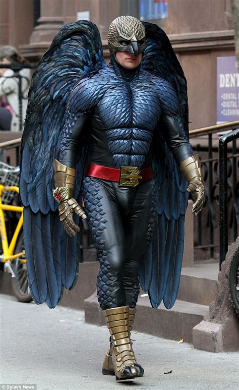 First Look At Birdman Costume Michael Keaton Stalked By Iconic