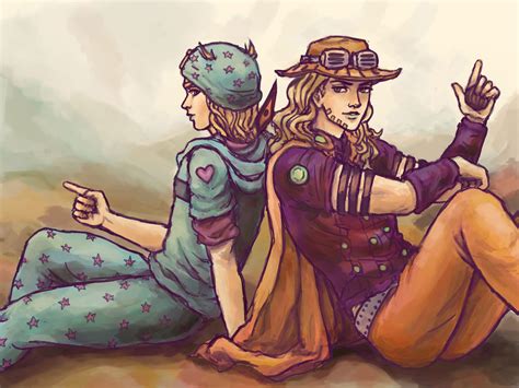 Steel Ball Run Johnny Joestar And Gyro Zeppeli With