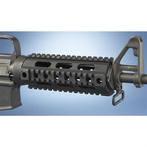 Aluminum Quad Rail Handguard For Ar 15 M16 M4 152541 Tactical