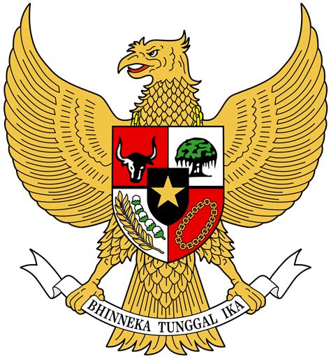 Coat Of Arms Of Indonesia Clipart Png Transparent Background Free