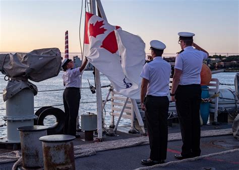 dvids images royal canadian navy sailors lower ensign [image 3 of 7]