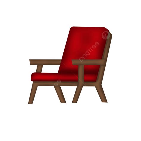 Wooden Chair Clipart Hd Png Luxury Red Wooden Chair With Transparent