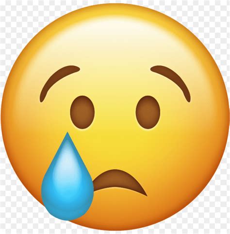 Sad Face Transparent Png Crying Emoji Transparent
