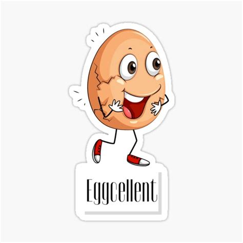 Eggcellent Egg Funny Egg Egg Lover Kawai Egg Pun Egg Pun Words Cute Egg Pun