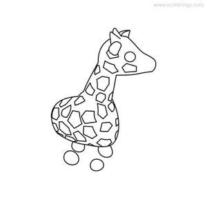Roblox adopt me egg hunt locations videos of free robux. Coloring Page with Free Roblox Adopt Me Neon GIRAFFE🦒 | eBay