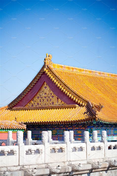 The Forbidden City View Beijing ~ Architecture Photos ~ Creative Market