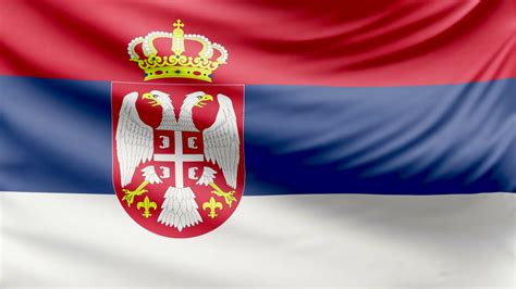 Serbia Flag In Stunning 4k Stock Motion Graphics Sbv 312799384