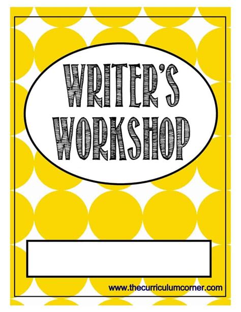 Yellow Dots Writers Workshop Cover With Free Writing Binder From The