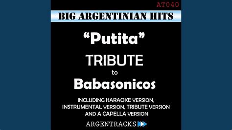 Putita Karaoke Version Originally Performed By Babasonicos Youtube
