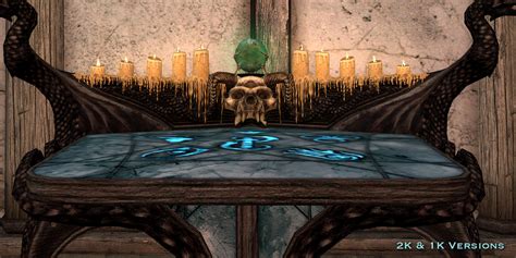 Rustic Alchemy And Enchanting Tables At Skyrim Nexus Mods And Community