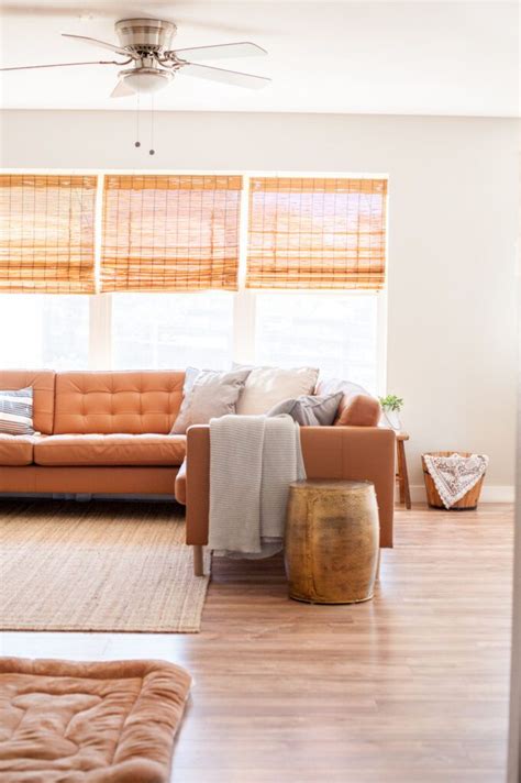 This is a great sofa — and it's length and flat cushions make it great for most guests to sleep on. Leather Sectional in Small Living Room | Ikea leather sofa ...