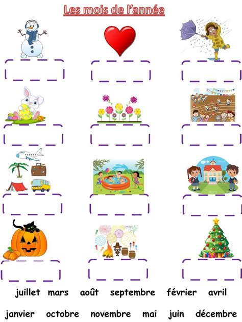 Months Interactive Exercise For Grade 3 You Can Do The Exercises