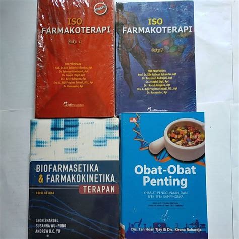 Jual 4 Buku Paket Farmasi Indonesia Shopee Indonesia