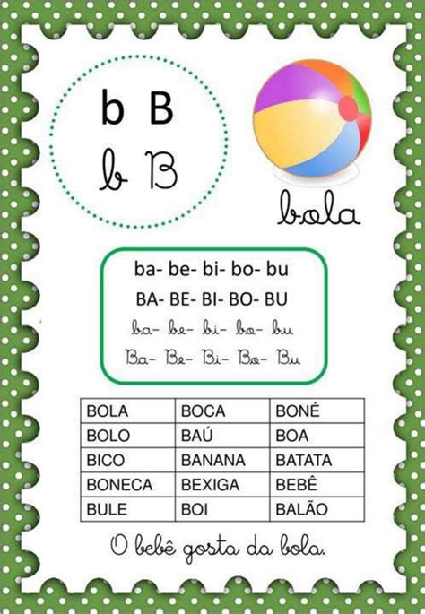 Fichas De Leitura Consoantes Português