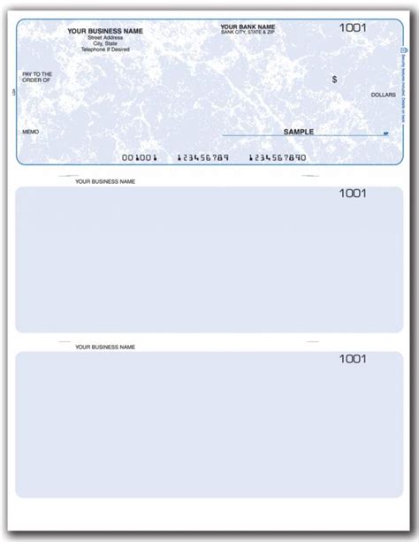 Free Fillable Blank Business Check Template