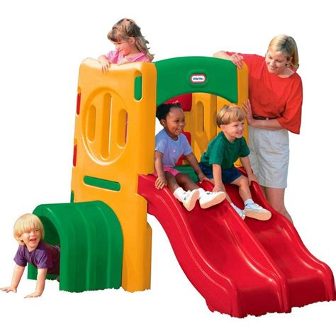 Buy Little Tikes Outdoor Twin Slide Tunnel Climber At Uk